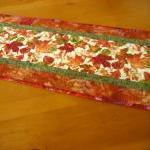 Autumn Blaze Quilted Table Runner
