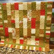 Handmade Quilt Patchwork Garden