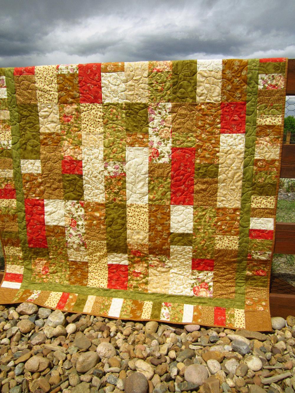 Handmade Quilt Patchwork Garden on Luulla