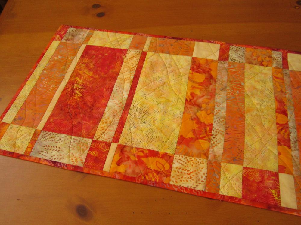 Quilted Table Runner Sunshine on Luulla