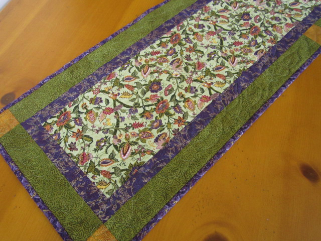 Quilted Table Runner Florals on Luulla