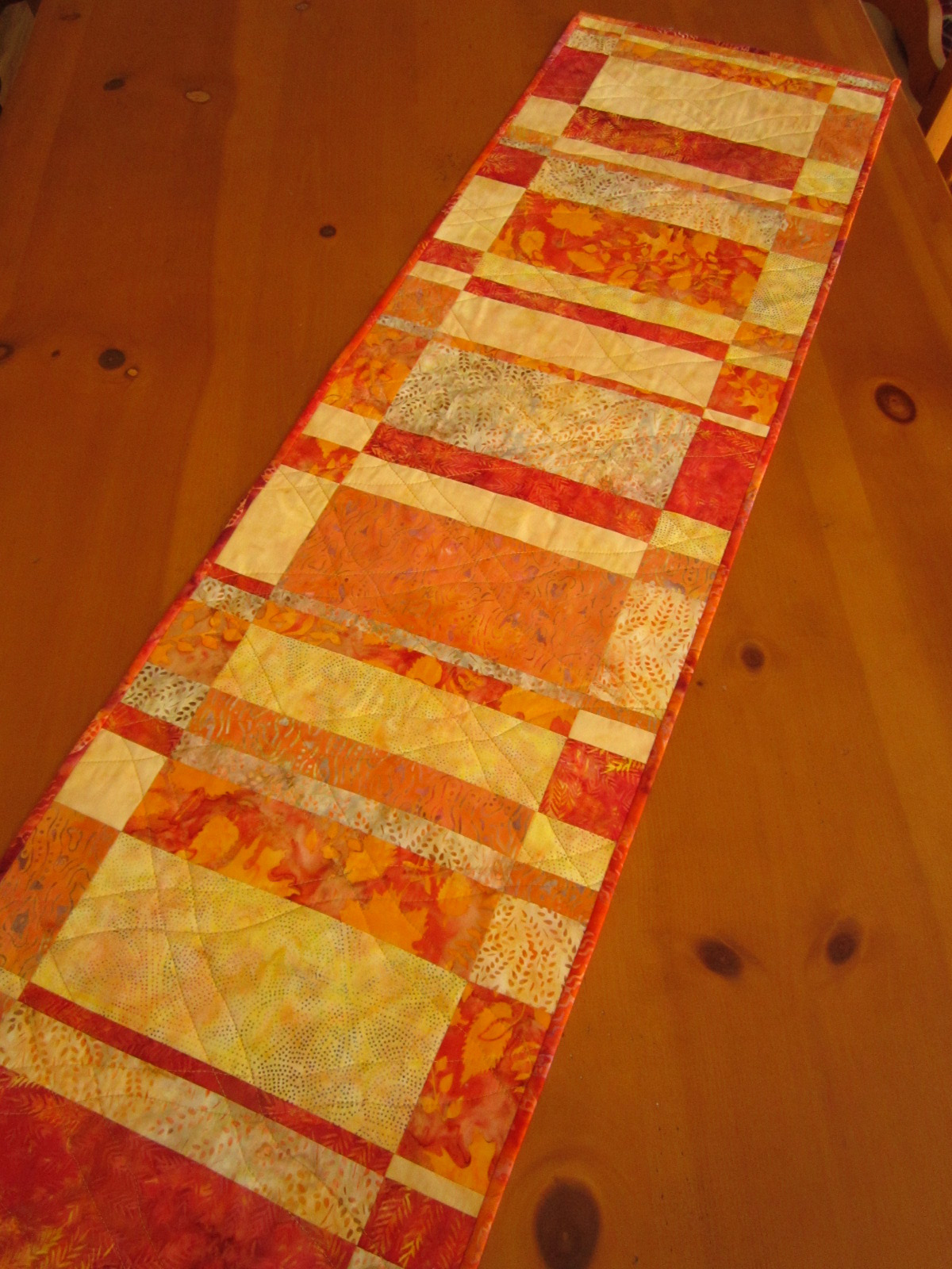 Quilted Table Runner Sunshine on Luulla